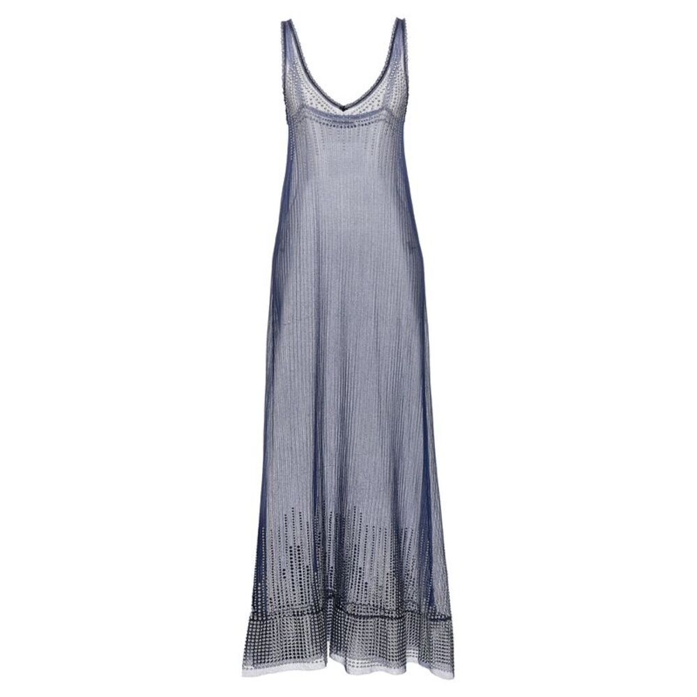Paco Rabanne Women Studded Mesh Dress